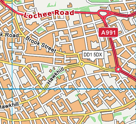 DD1 5DX map - OS VectorMap District (Ordnance Survey) DD1 5DX map - OS VectorMap District (Ordnance Survey)