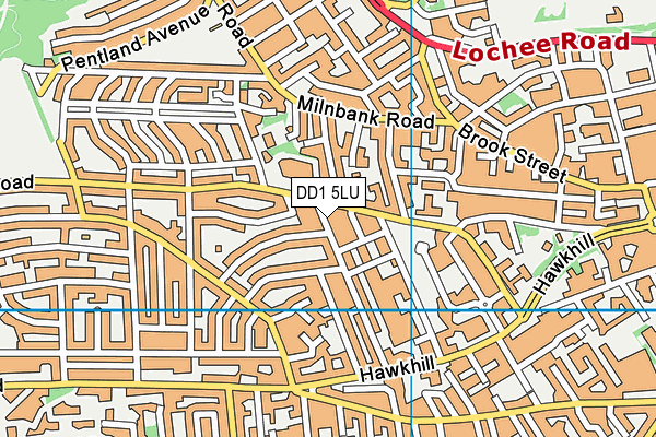 DD1 5LU map - OS VectorMap District (Ordnance Survey) DD1 5LU map - OS VectorMap District (Ordnance Survey)