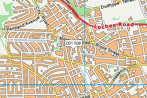 DD1 5QB map - OS VectorMap District (Ordnance Survey) DD1 5QB map - OS VectorMap District (Ordnance Survey)
