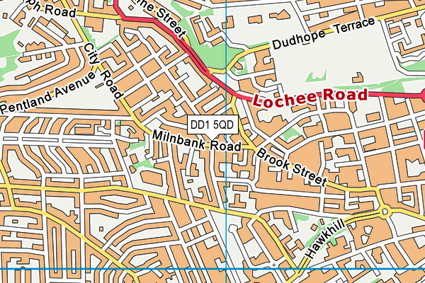 DD1 5QD map - OS VectorMap District (Ordnance Survey) DD1 5QD map - OS VectorMap District (Ordnance Survey)