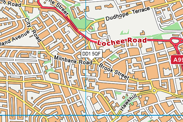 DD1 5QF map - OS VectorMap District (Ordnance Survey) DD1 5QF map - OS VectorMap District (Ordnance Survey)