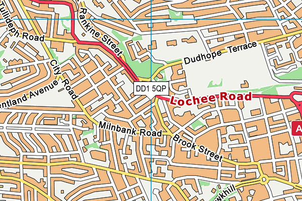 DD1 5QP map - OS VectorMap District (Ordnance Survey) DD1 5QP map - OS VectorMap District (Ordnance Survey)