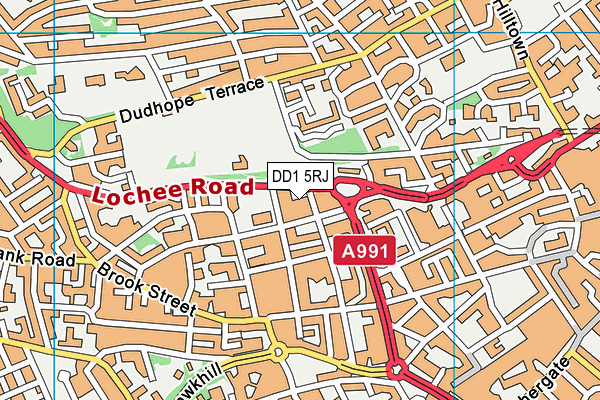 DD1 5RJ map - OS VectorMap District (Ordnance Survey) DD1 5RJ map - OS VectorMap District (Ordnance Survey)