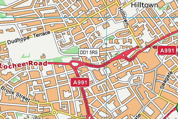 DD1 5RS map - OS VectorMap District (Ordnance Survey) DD1 5RS map - OS VectorMap District (Ordnance Survey)