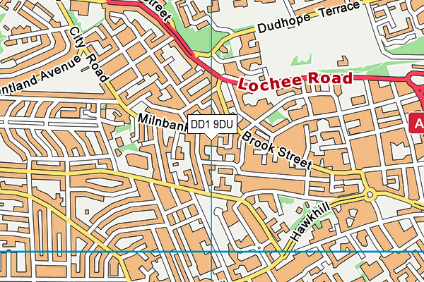 DD1 9DU map - OS VectorMap District (Ordnance Survey) DD1 9DU map - OS VectorMap District (Ordnance Survey)