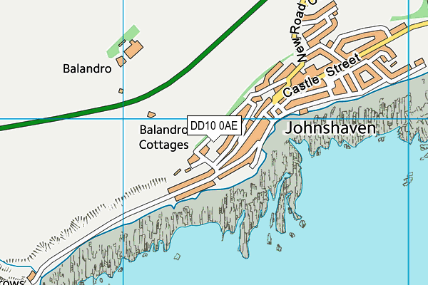 DD10 0AE map - OS VectorMap District (Ordnance Survey) DD10 0AE map - OS VectorMap District (Ordnance Survey)