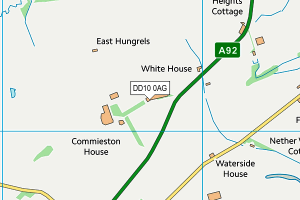 DD10 0AG map - OS VectorMap District (Ordnance Survey) DD10 0AG map - OS VectorMap District (Ordnance Survey)