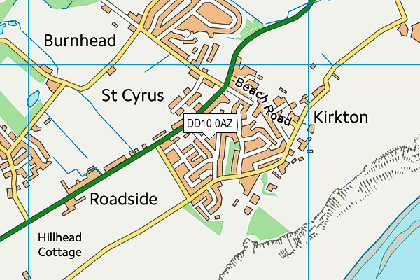 DD10 0AZ map - OS VectorMap District (Ordnance Survey) DD10 0AZ map - OS VectorMap District (Ordnance Survey)