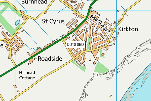 DD10 0BD map - OS VectorMap District (Ordnance Survey) DD10 0BD map - OS VectorMap District (Ordnance Survey)