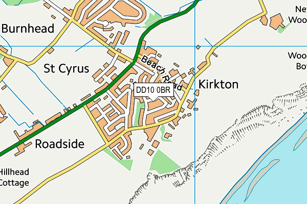 DD10 0BR map - OS VectorMap District (Ordnance Survey) DD10 0BR map - OS VectorMap District (Ordnance Survey)