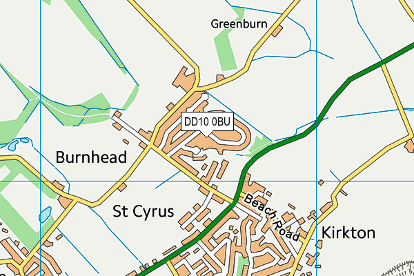 DD10 0BU map - OS VectorMap District (Ordnance Survey) DD10 0BU map - OS VectorMap District (Ordnance Survey)