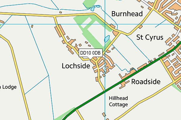 DD10 0DB map - OS VectorMap District (Ordnance Survey) DD10 0DB map - OS VectorMap District (Ordnance Survey)