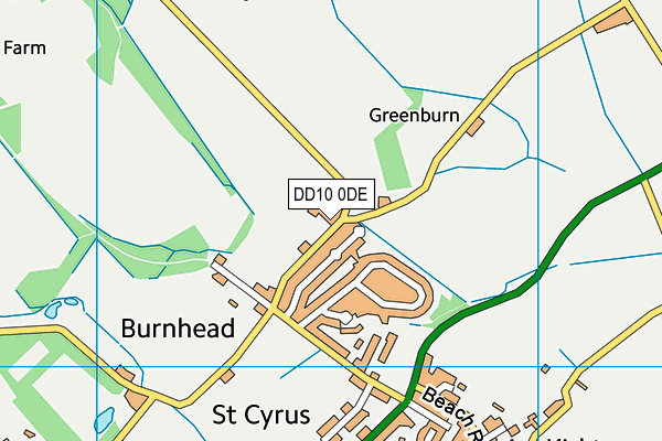 DD10 0DE map - OS VectorMap District (Ordnance Survey) DD10 0DE map - OS VectorMap District (Ordnance Survey)