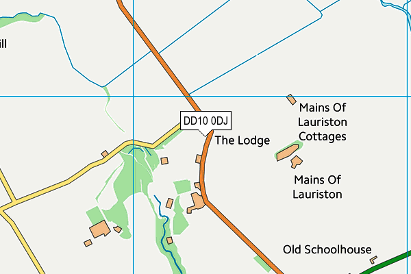 DD10 0DJ map - OS VectorMap District (Ordnance Survey) DD10 0DJ map - OS VectorMap District (Ordnance Survey)