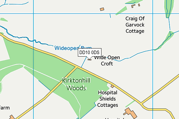 DD10 0DS map - OS VectorMap District (Ordnance Survey) DD10 0DS map - OS VectorMap District (Ordnance Survey)