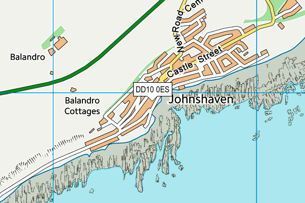DD10 0ES map - OS VectorMap District (Ordnance Survey) DD10 0ES map - OS VectorMap District (Ordnance Survey)
