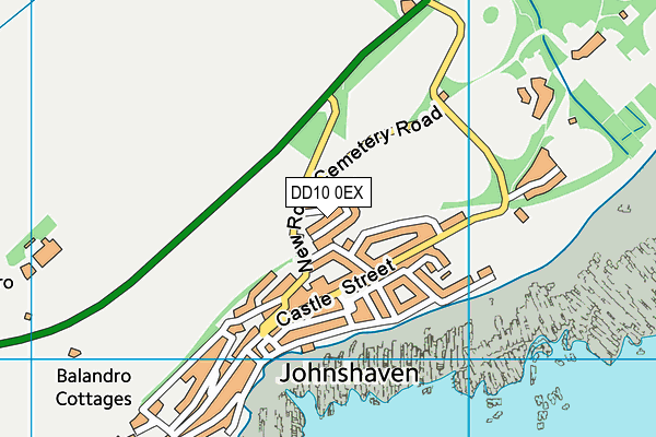 DD10 0EX map - OS VectorMap District (Ordnance Survey) DD10 0EX map - OS VectorMap District (Ordnance Survey)