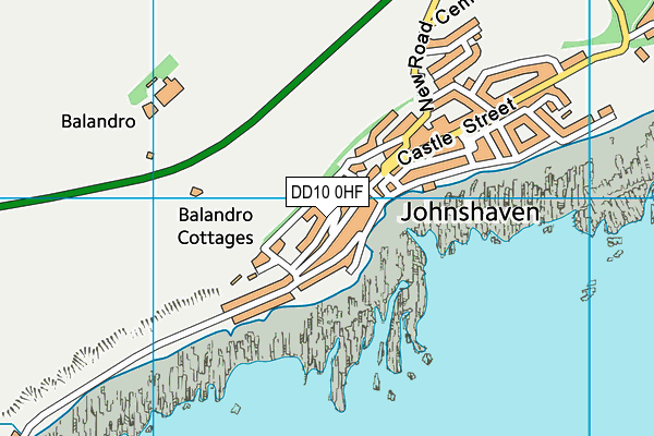 DD10 0HF map - OS VectorMap District (Ordnance Survey) DD10 0HF map - OS VectorMap District (Ordnance Survey)