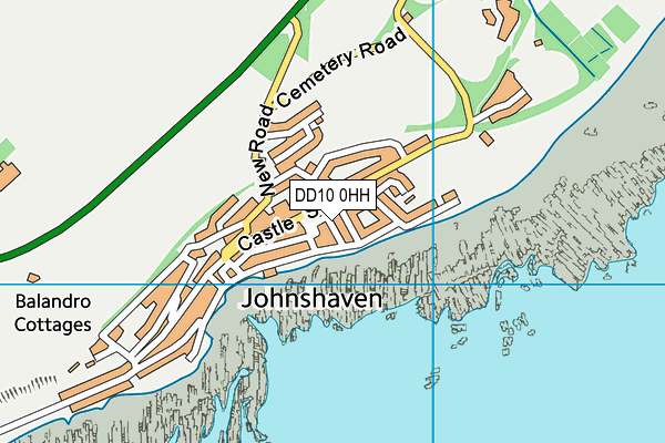 DD10 0HH map - OS VectorMap District (Ordnance Survey) DD10 0HH map - OS VectorMap District (Ordnance Survey)