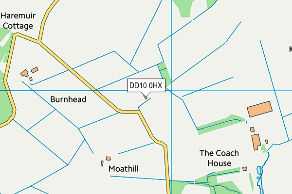 DD10 0HX map - OS VectorMap District (Ordnance Survey) DD10 0HX map - OS VectorMap District (Ordnance Survey)