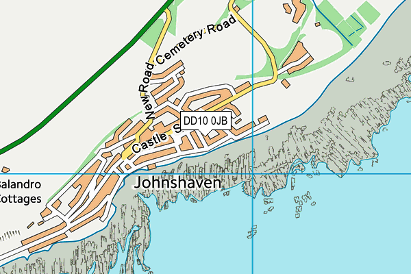DD10 0JB map - OS VectorMap District (Ordnance Survey) DD10 0JB map - OS VectorMap District (Ordnance Survey)