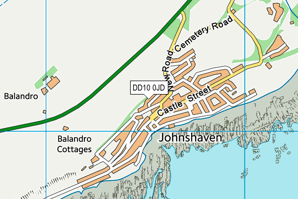 DD10 0JD map - OS VectorMap District (Ordnance Survey) DD10 0JD map - OS VectorMap District (Ordnance Survey)