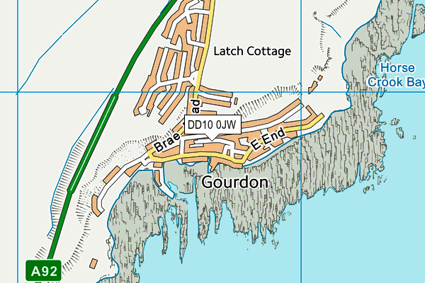 DD10 0JW map - OS VectorMap District (Ordnance Survey) DD10 0JW map - OS VectorMap District (Ordnance Survey)