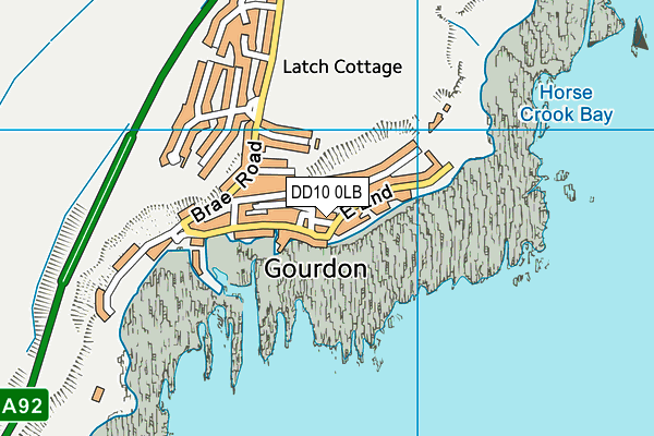 DD10 0LB map - OS VectorMap District (Ordnance Survey) DD10 0LB map - OS VectorMap District (Ordnance Survey)
