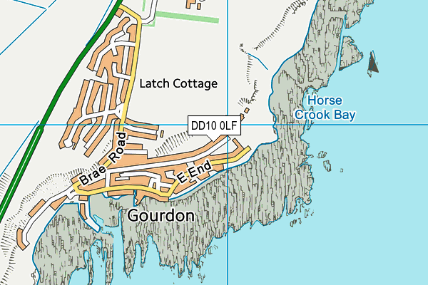 DD10 0LF map - OS VectorMap District (Ordnance Survey) DD10 0LF map - OS VectorMap District (Ordnance Survey)