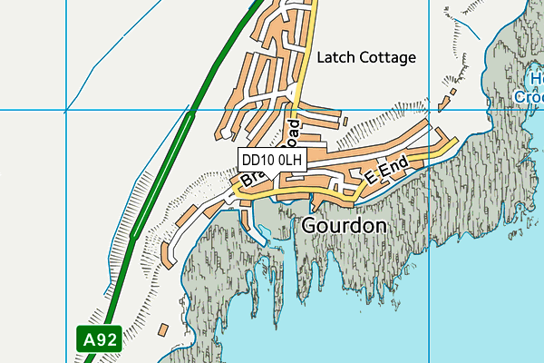 DD10 0LH map - OS VectorMap District (Ordnance Survey) DD10 0LH map - OS VectorMap District (Ordnance Survey)
