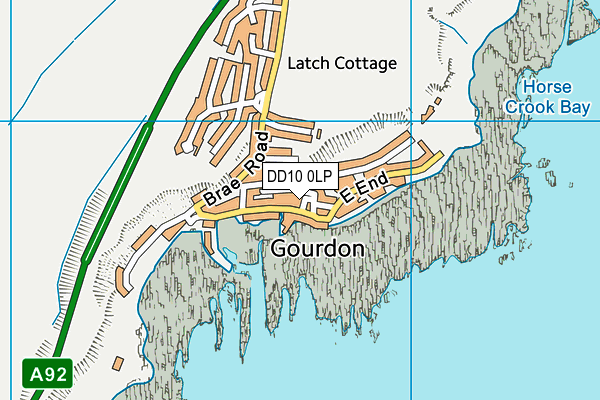 DD10 0LP map - OS VectorMap District (Ordnance Survey) DD10 0LP map - OS VectorMap District (Ordnance Survey)