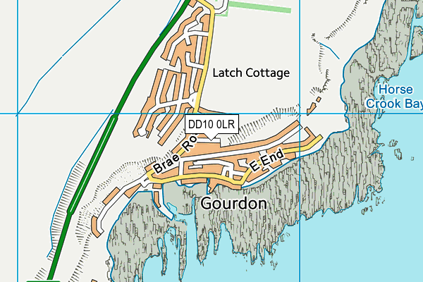 DD10 0LR map - OS VectorMap District (Ordnance Survey) DD10 0LR map - OS VectorMap District (Ordnance Survey)