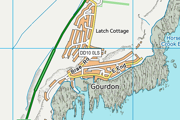 DD10 0LS map - OS VectorMap District (Ordnance Survey) DD10 0LS map - OS VectorMap District (Ordnance Survey)