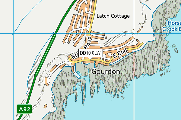 DD10 0LW map - OS VectorMap District (Ordnance Survey) DD10 0LW map - OS VectorMap District (Ordnance Survey)