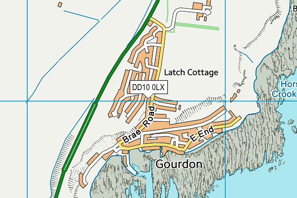 DD10 0LX map - OS VectorMap District (Ordnance Survey) DD10 0LX map - OS VectorMap District (Ordnance Survey)