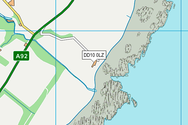 DD10 0LZ map - OS VectorMap District (Ordnance Survey) DD10 0LZ map - OS VectorMap District (Ordnance Survey)