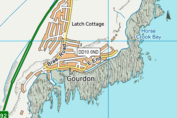 DD10 0ND map - OS VectorMap District (Ordnance Survey) DD10 0ND map - OS VectorMap District (Ordnance Survey)
