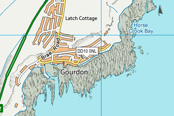DD10 0NL map - OS VectorMap District (Ordnance Survey)
