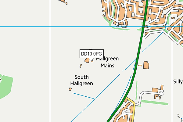 DD10 0PG map - OS VectorMap District (Ordnance Survey) DD10 0PG map - OS VectorMap District (Ordnance Survey)