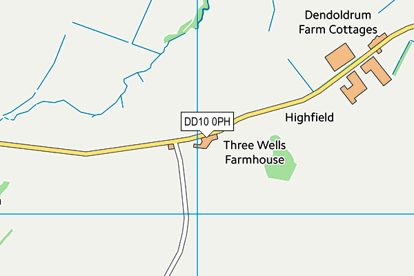 DD10 0PH map - OS VectorMap District (Ordnance Survey) DD10 0PH map - OS VectorMap District (Ordnance Survey)