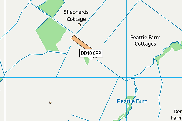 DD10 0PP map - OS VectorMap District (Ordnance Survey) DD10 0PP map - OS VectorMap District (Ordnance Survey)