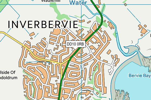DD10 0RB map - OS VectorMap District (Ordnance Survey)