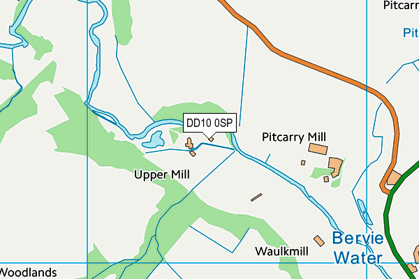 DD10 0SP map - OS VectorMap District (Ordnance Survey) DD10 0SP map - OS VectorMap District (Ordnance Survey)