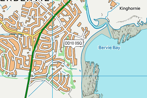 DD10 0SQ map - OS VectorMap District (Ordnance Survey)