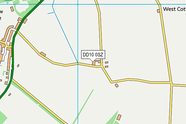 DD10 0SZ map - OS VectorMap District (Ordnance Survey) DD10 0SZ map - OS VectorMap District (Ordnance Survey)