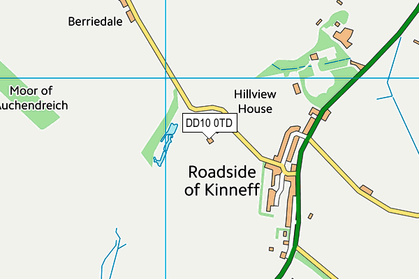 DD10 0TD map - OS VectorMap District (Ordnance Survey) DD10 0TD map - OS VectorMap District (Ordnance Survey)