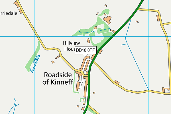 DD10 0TF map - OS VectorMap District (Ordnance Survey)
