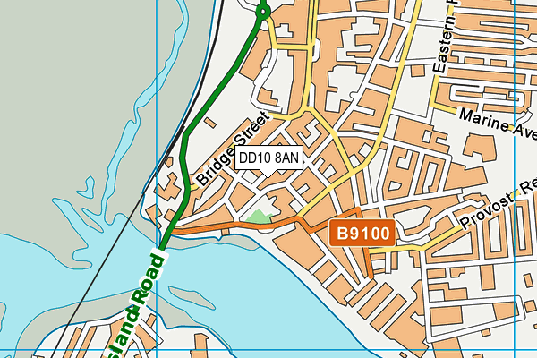 DD10 8AN map - OS VectorMap District (Ordnance Survey) DD10 8AN map - OS VectorMap District (Ordnance Survey)