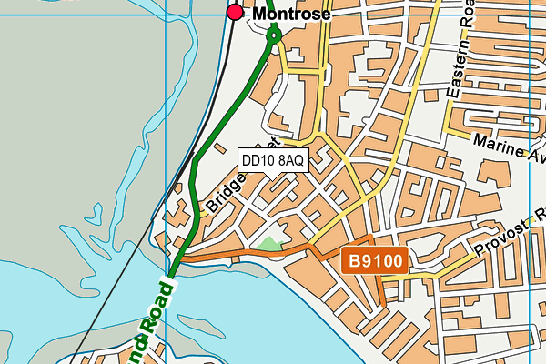 DD10 8AQ map - OS VectorMap District (Ordnance Survey) DD10 8AQ map - OS VectorMap District (Ordnance Survey)