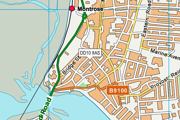 DD10 8AS map - OS VectorMap District (Ordnance Survey) DD10 8AS map - OS VectorMap District (Ordnance Survey)
